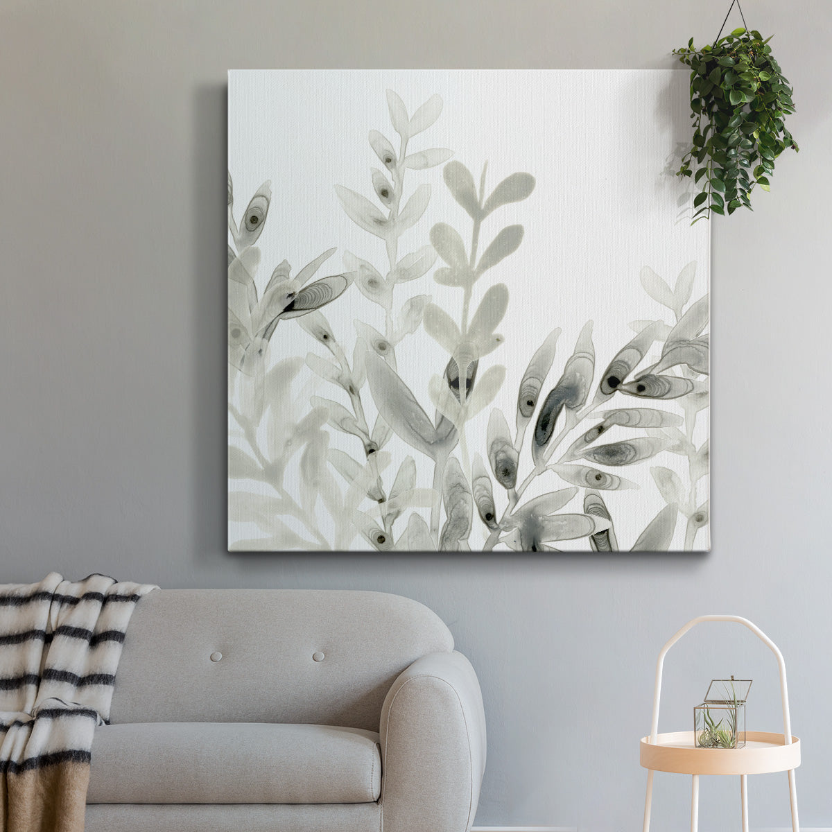 Watermark Foliage I-Premium Gallery Wrapped Canvas - Ready to Hang