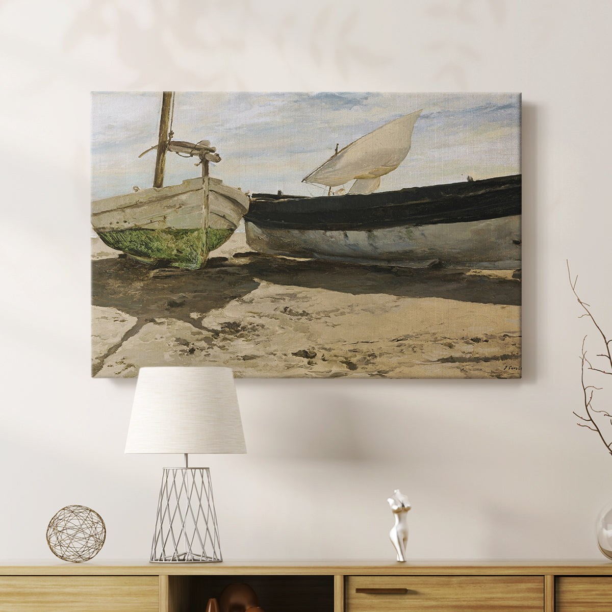Vintage Boat XXVI - Canvas Art Print