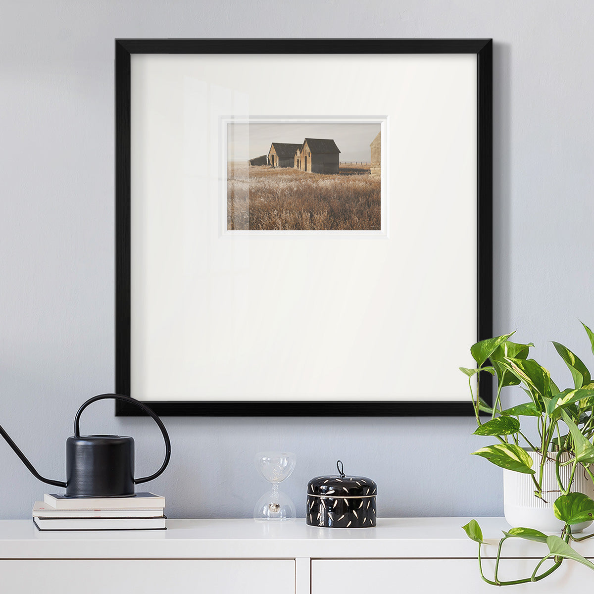 The Old Farm Premium Framed Print Double Matboard