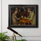 The Card Players - Ornate Framed Canvas Print