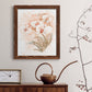 White and Coral Orchid II - Premium Canvas Framed in Barnwood - Ready to Hang