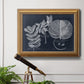 Foliage on Navy I Premium Framed Canvas- Ready to Hang