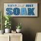 When in Doubt - Floater Framed Canvas Print