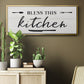 Bless this Kitchen - Floater Framed Canvas Print