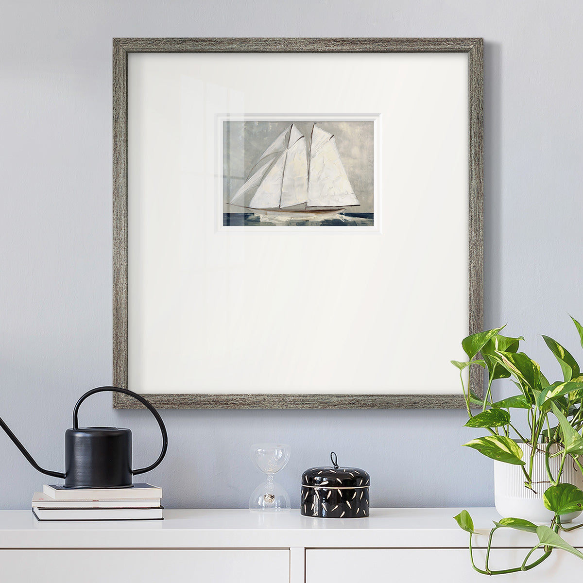 Setting Sail Premium Framed Print Double Matboard