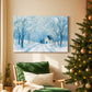 Mint Fir Hearth - Canvas Art Print