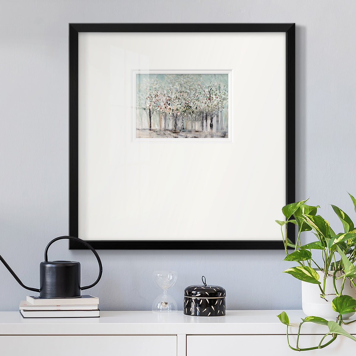 Morning's Soft Light Premium Framed Print Double Matboard