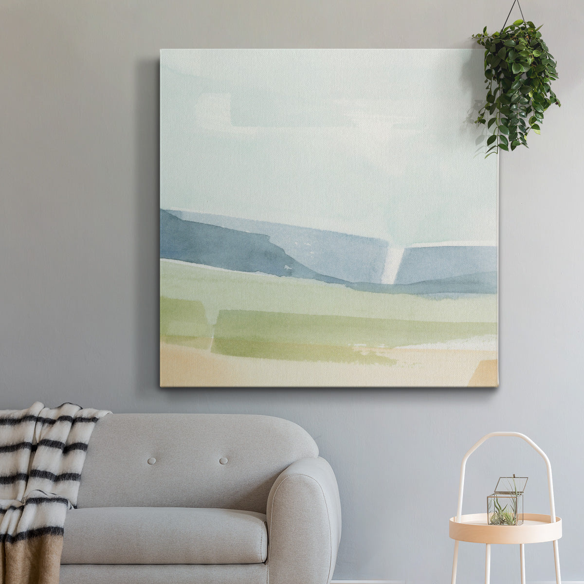 Pastel Slopes II - Canvas Art Print