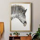 Zebra Stripes - Modern Framed Canvas Print