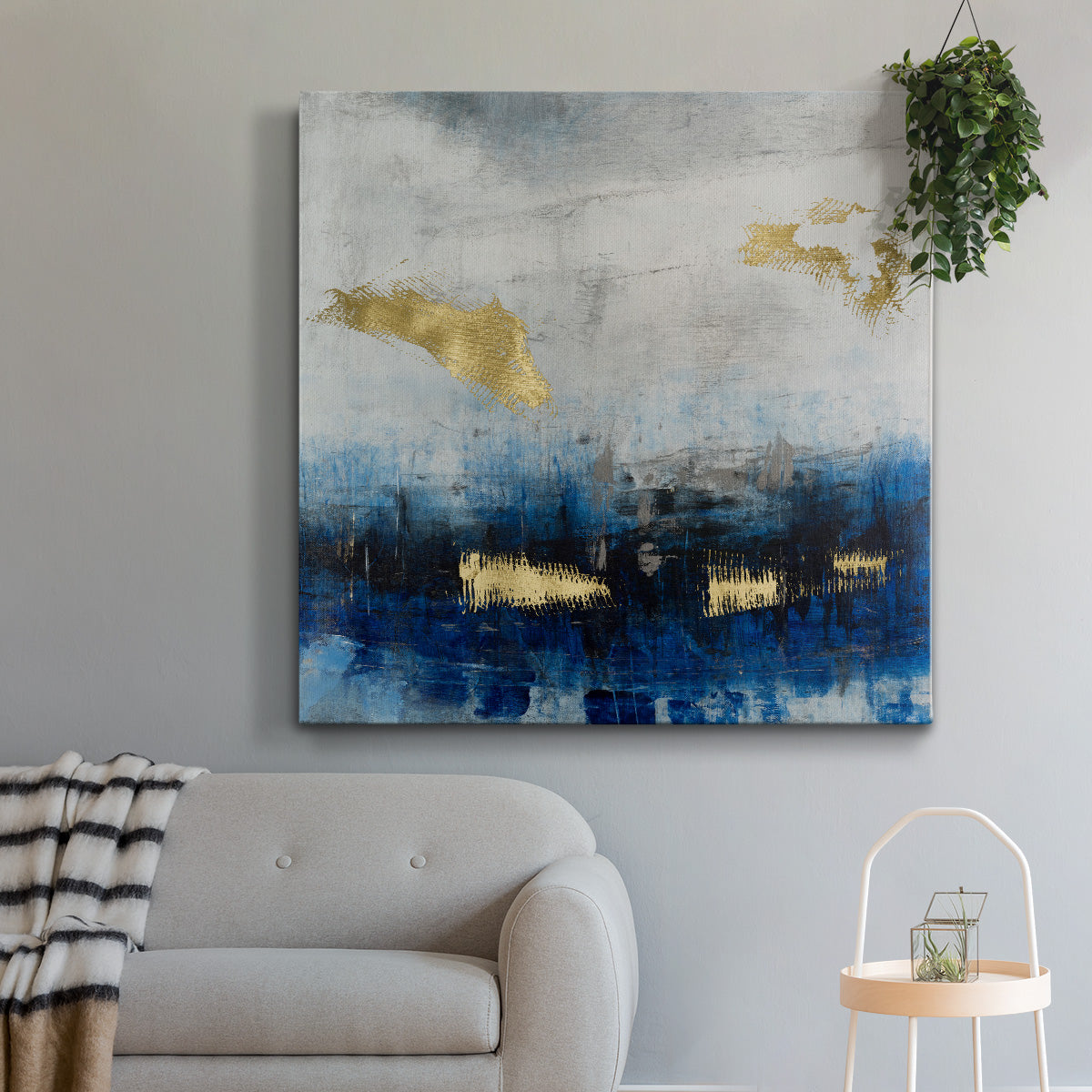 Electric Blue I - Canvas Art Print