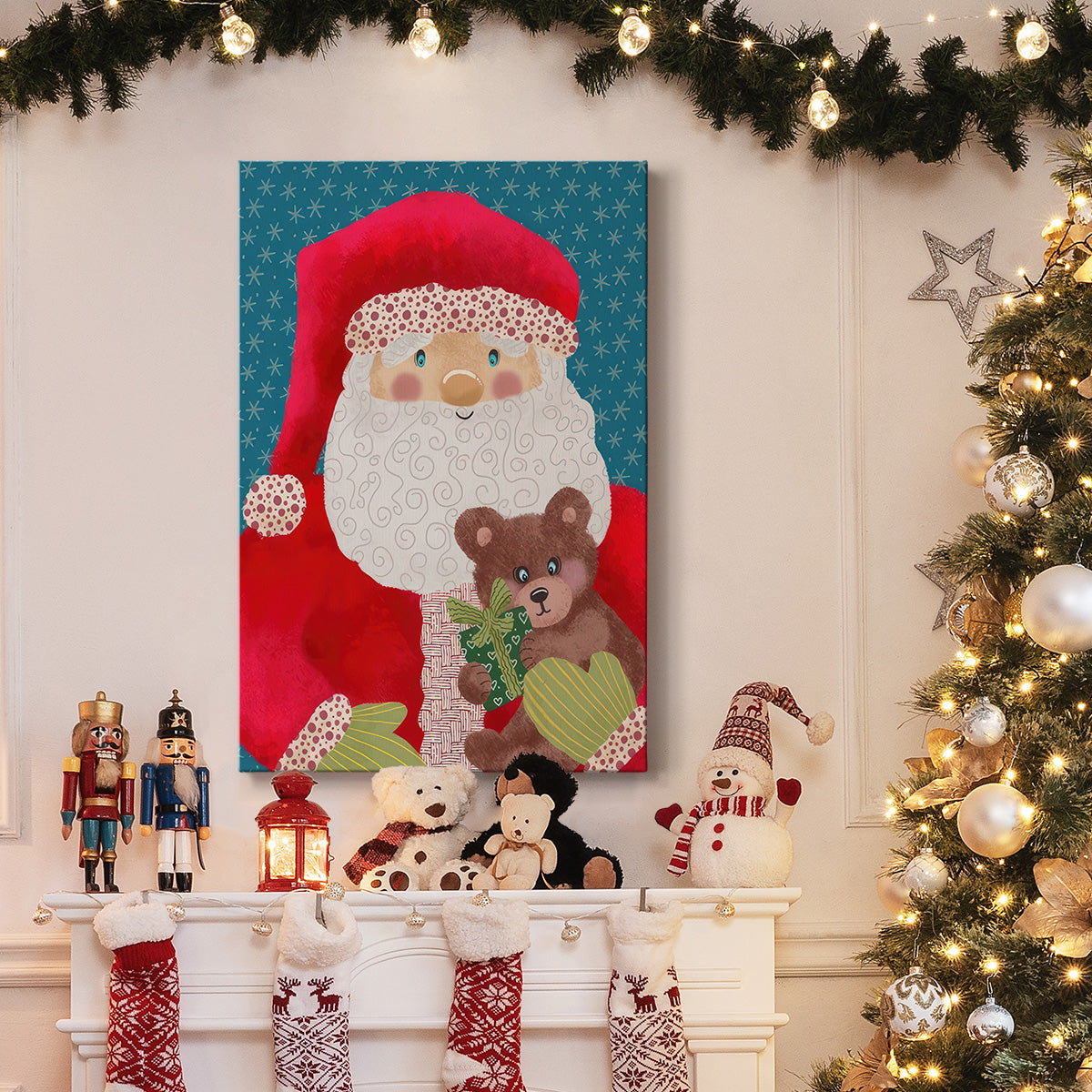 Santa Pack II - Gallery Wrapped Canvas