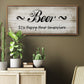 Beer Happy Hour - Floater Framed Canvas Print