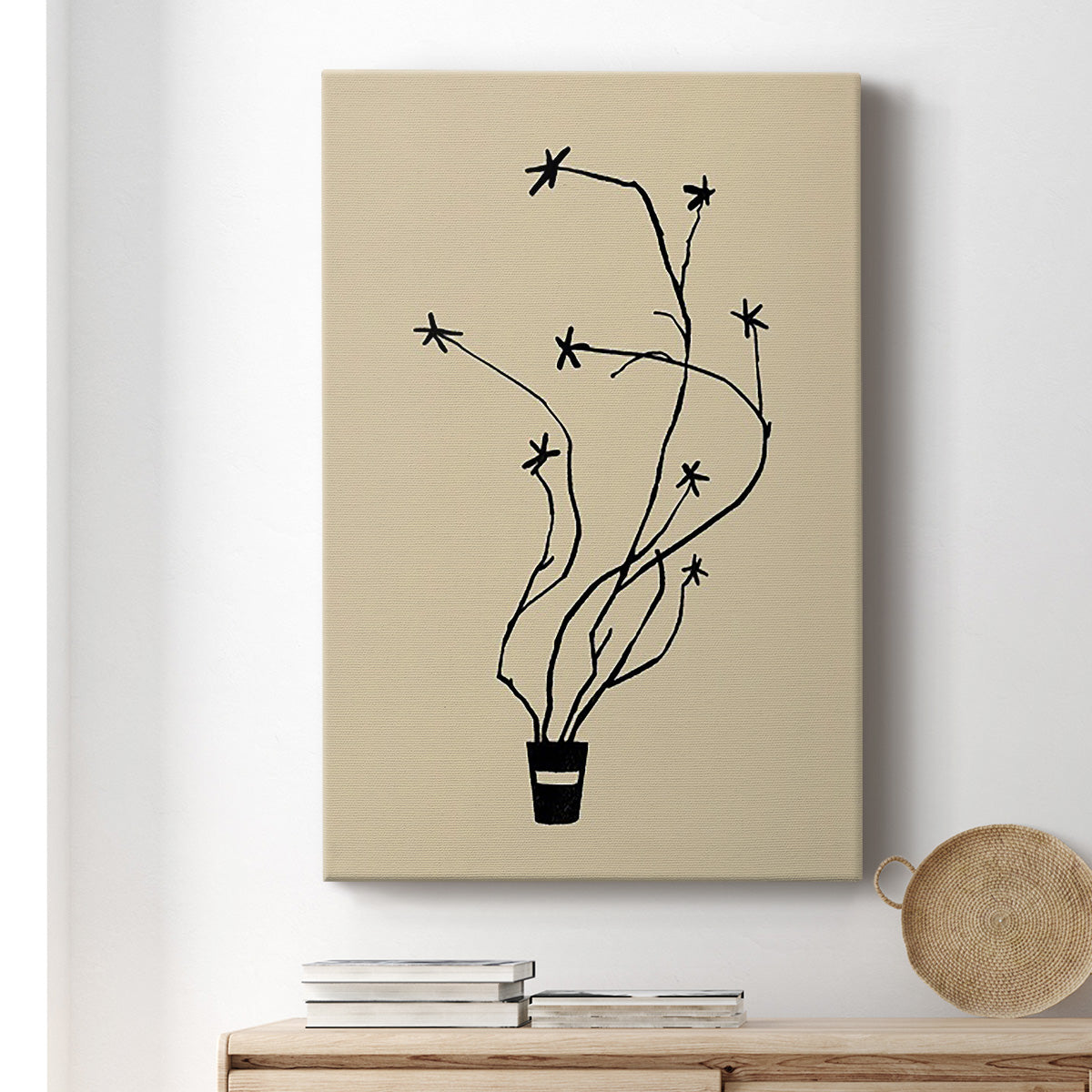 Spring Sprig Vase I - Canvas Art Print