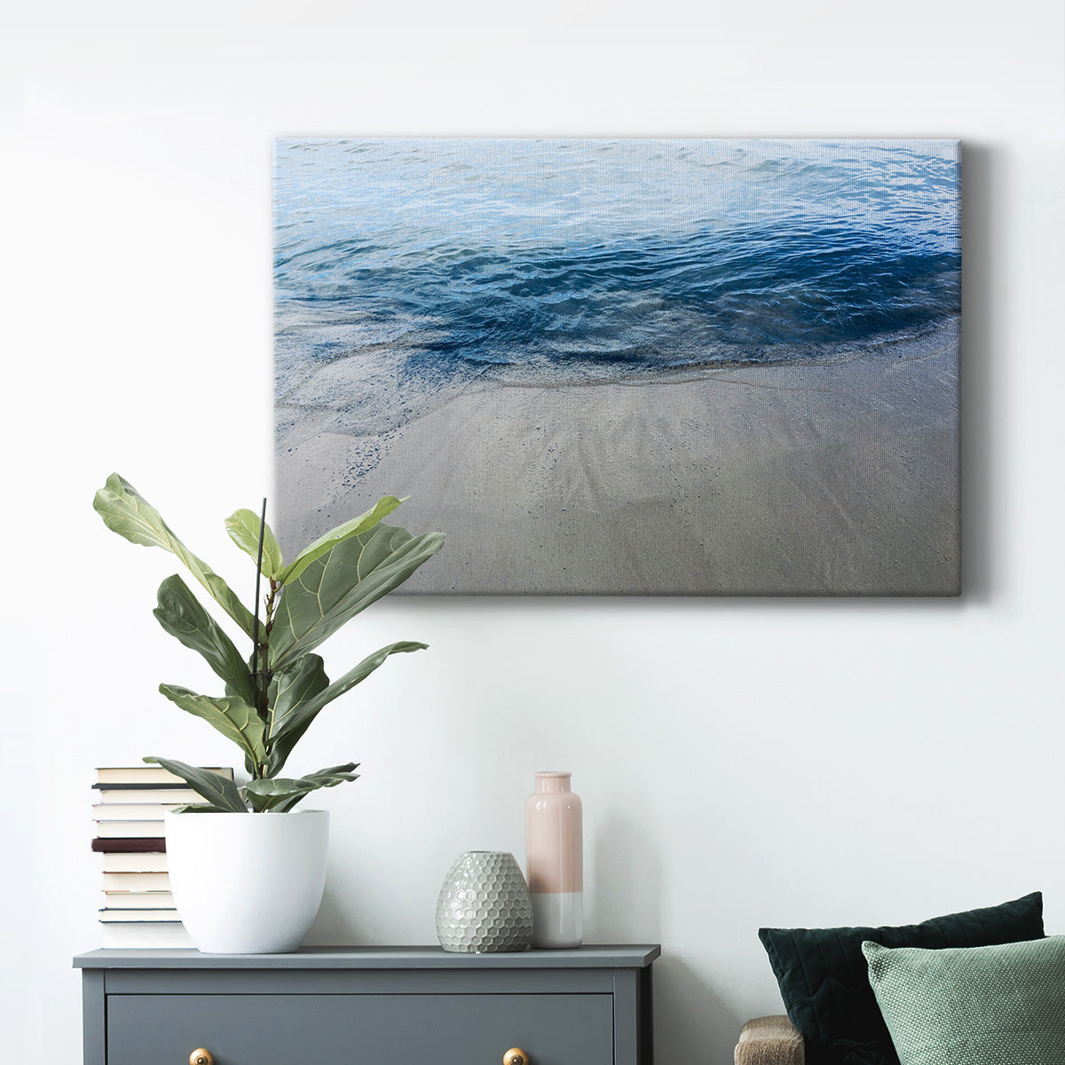 Aegean Blue Water - Canvas Art Print