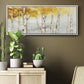 Golden Trees - Floater Framed Canvas Print