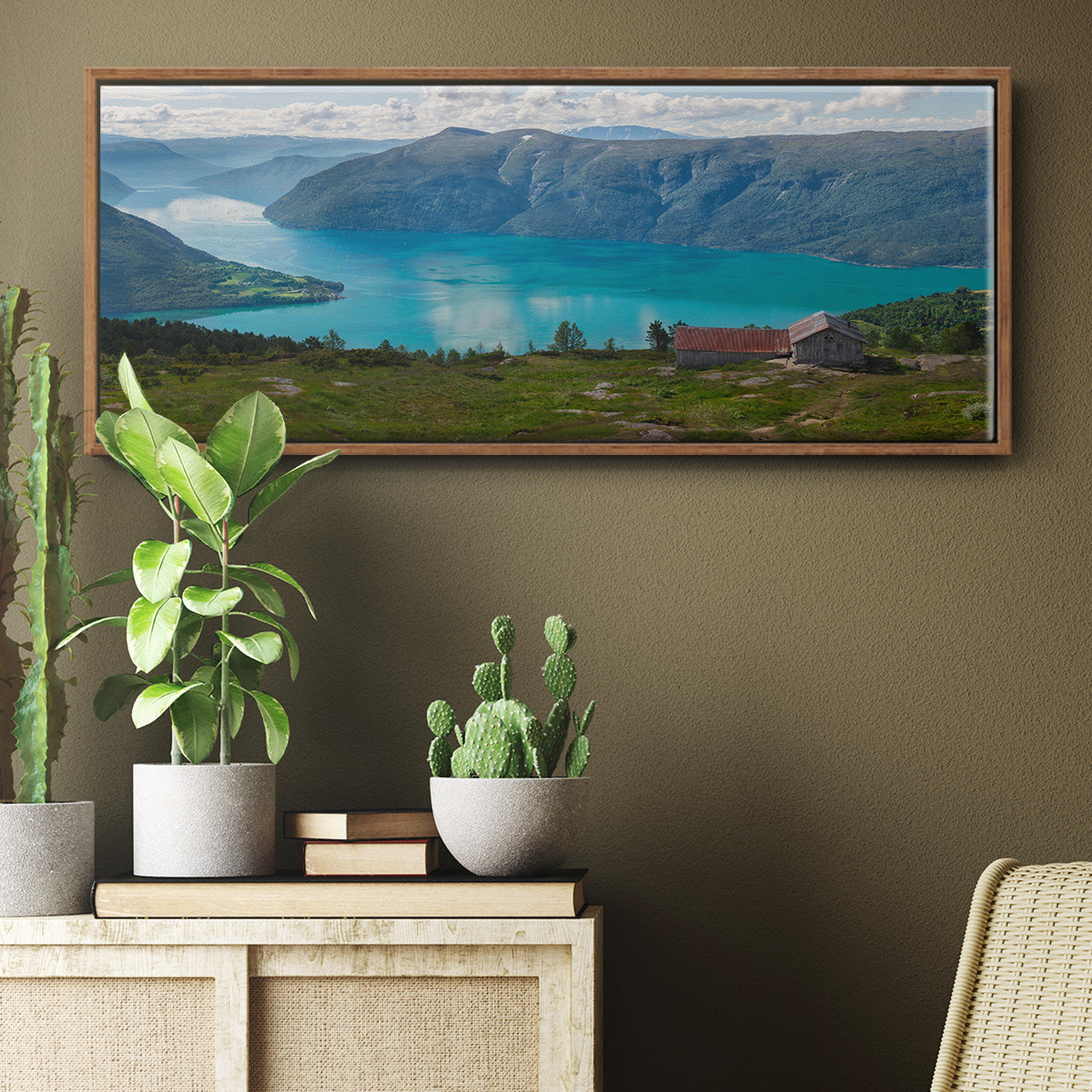 Reflection II - Floater Framed Canvas Print