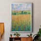 Wildflower Path II - Modern Framed Canvas Print