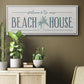 Our Beach House - Floater Framed Canvas Print