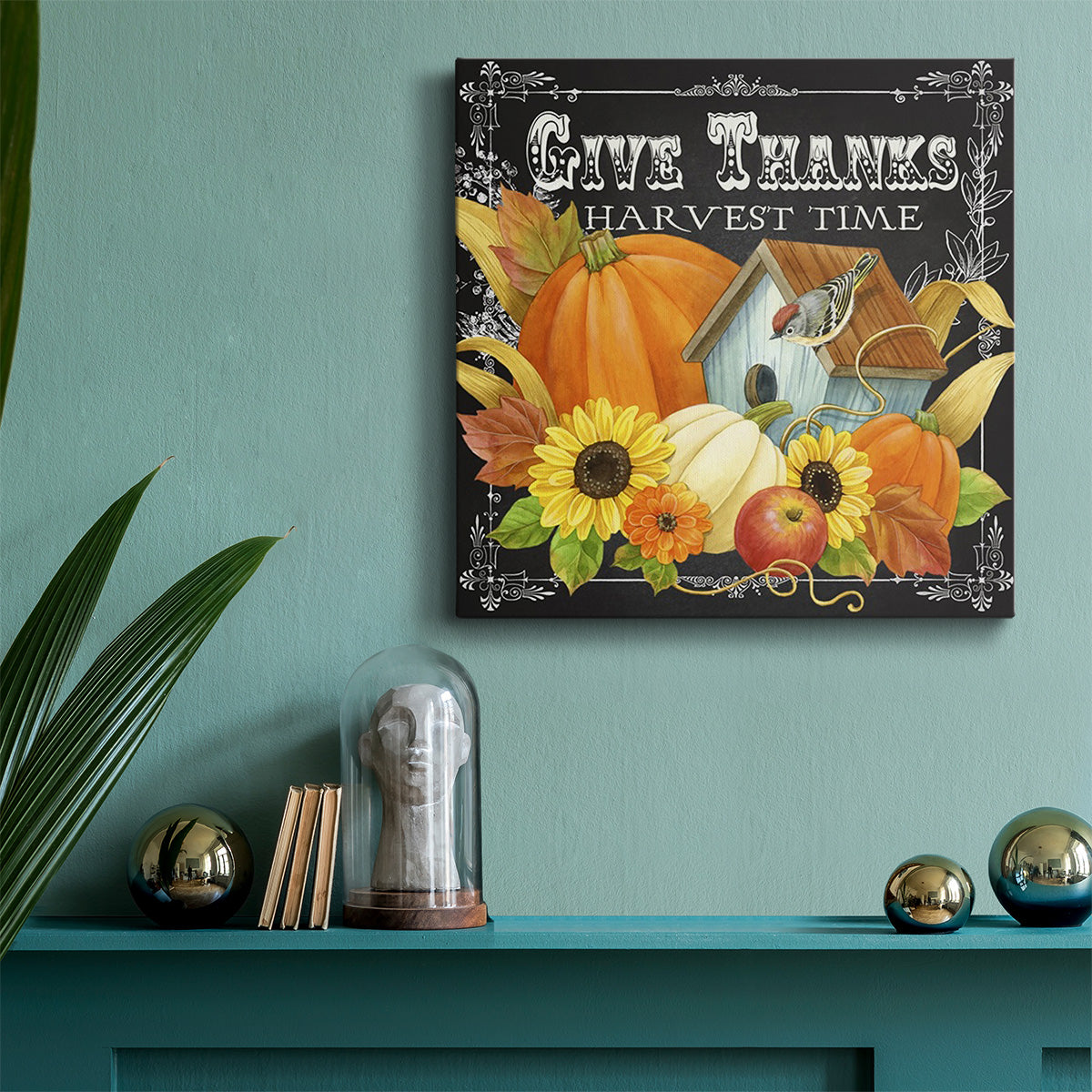 Harvest Greetings II-Premium Gallery Wrapped Canvas - Ready to Hang