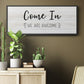 Come In - Floater Framed Canvas Print