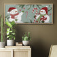 Peppermint Snowman Collection D - Floater Framed Canvas Print