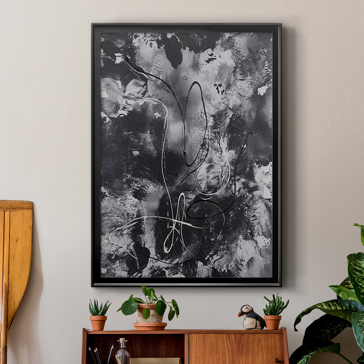 Radical Mix II - Modern Framed Canvas Print