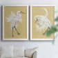 Heron Plumage V - Premium Framed Canvas 2 Piece Set - Ready to Hang