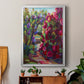 Lilacs & Rhodies - Modern Framed Canvas Print