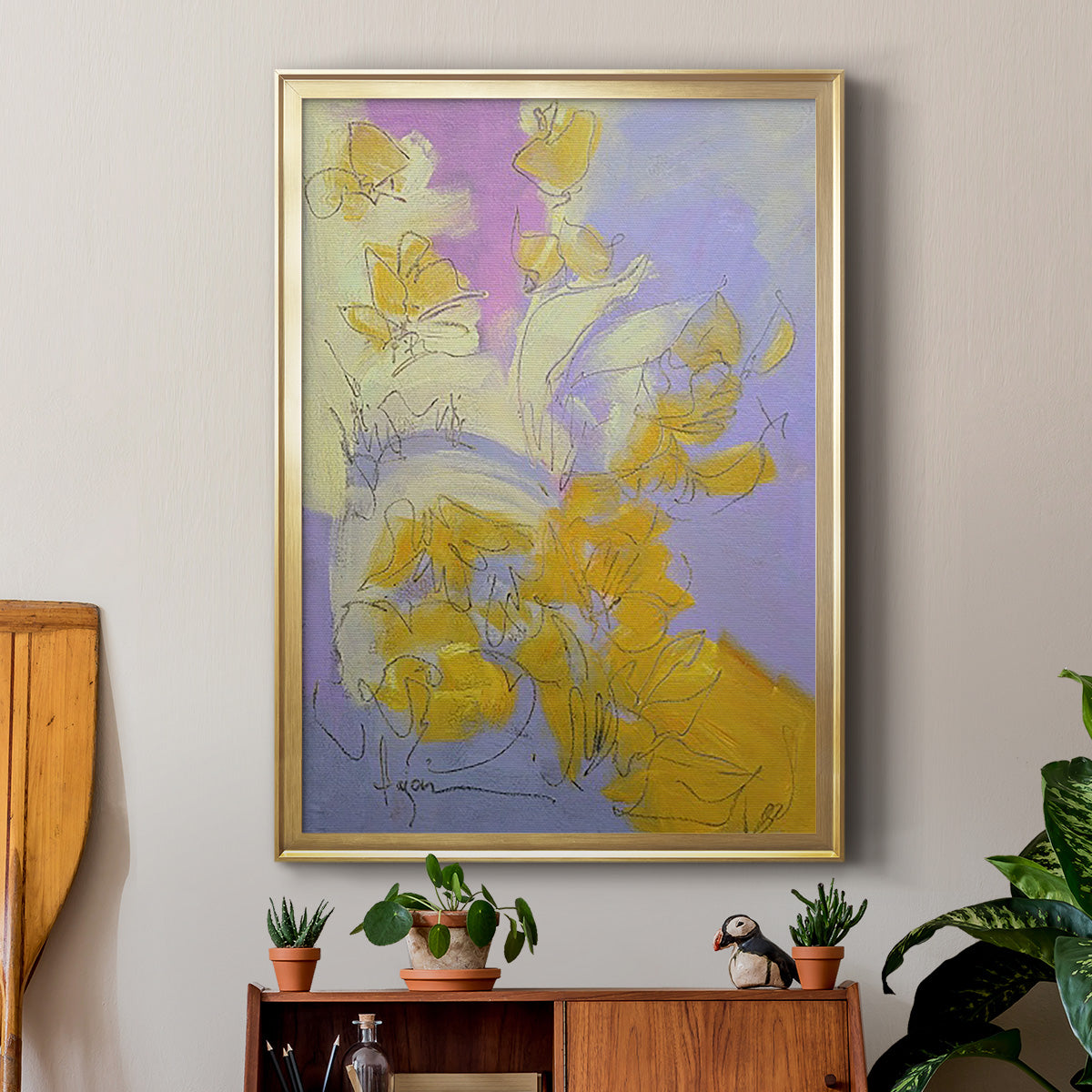 Free Bird - Modern Framed Canvas Print