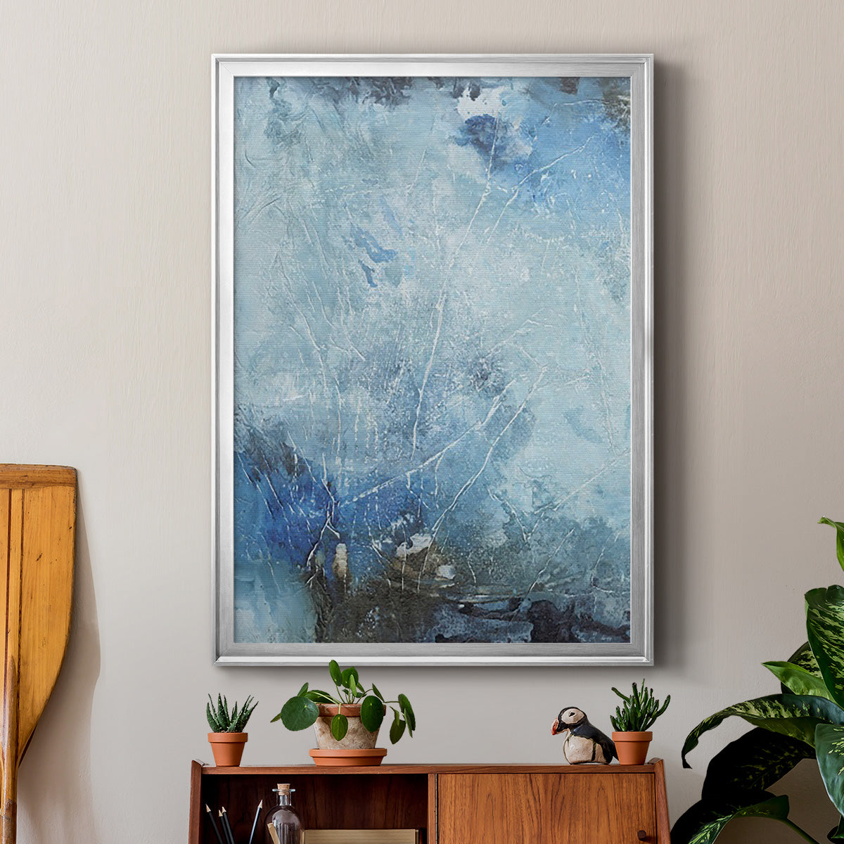 Coastal Seas III - Modern Framed Canvas Print