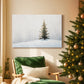 Sleigh of Frostlit Silence - Canvas Art Print