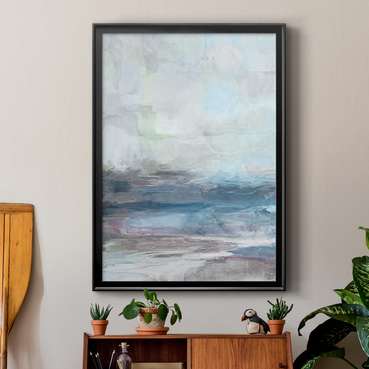 Valle Azzurra - Modern Framed Canvas Print
