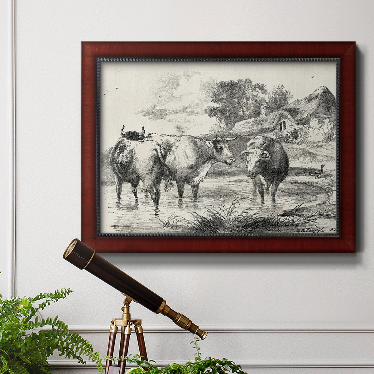 Rural Charms I Premium Framed Canvas- Ready to Hang