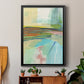 Radiant Horizon IV - Modern Framed Canvas Print