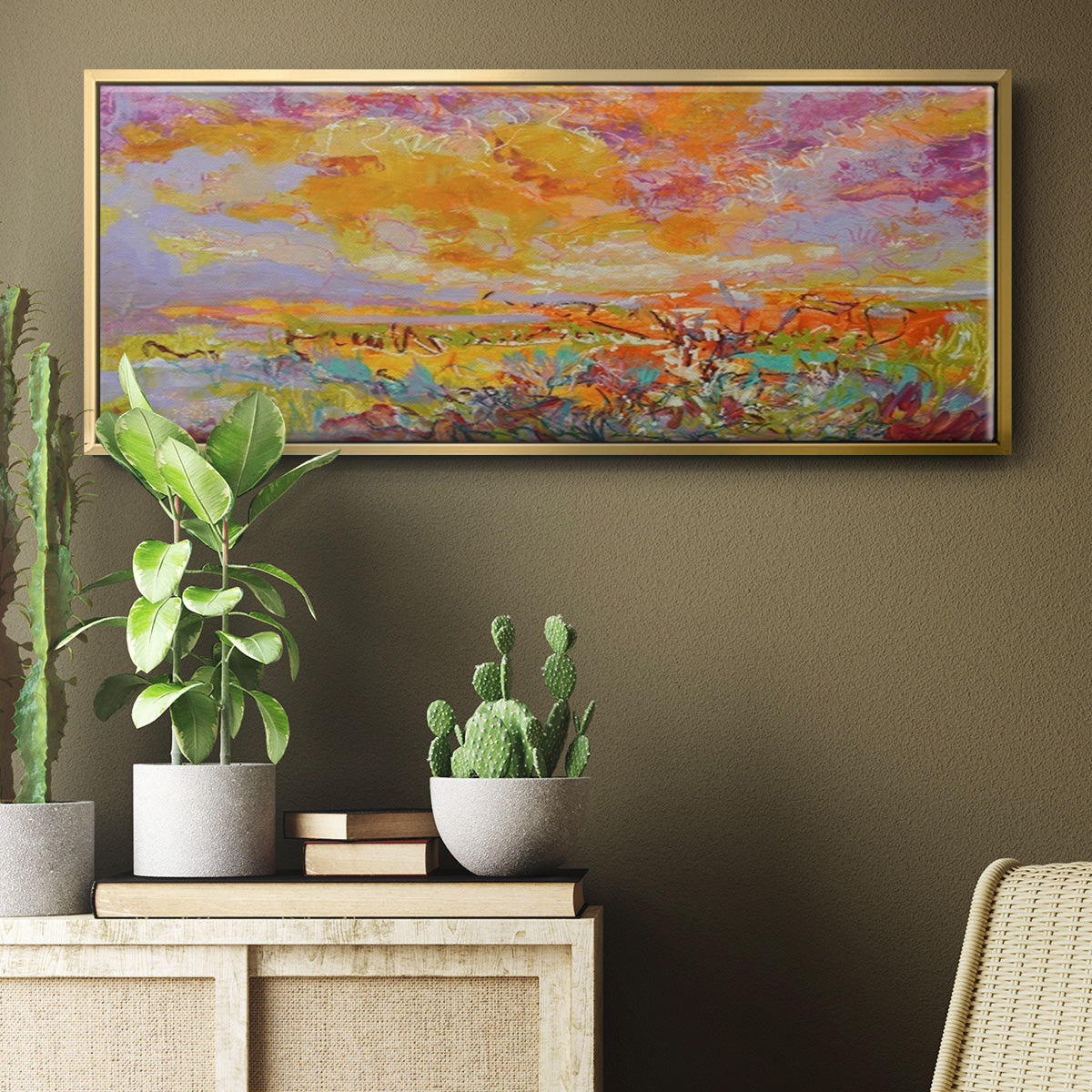Radiance Remembered - Floater Framed Canvas Print