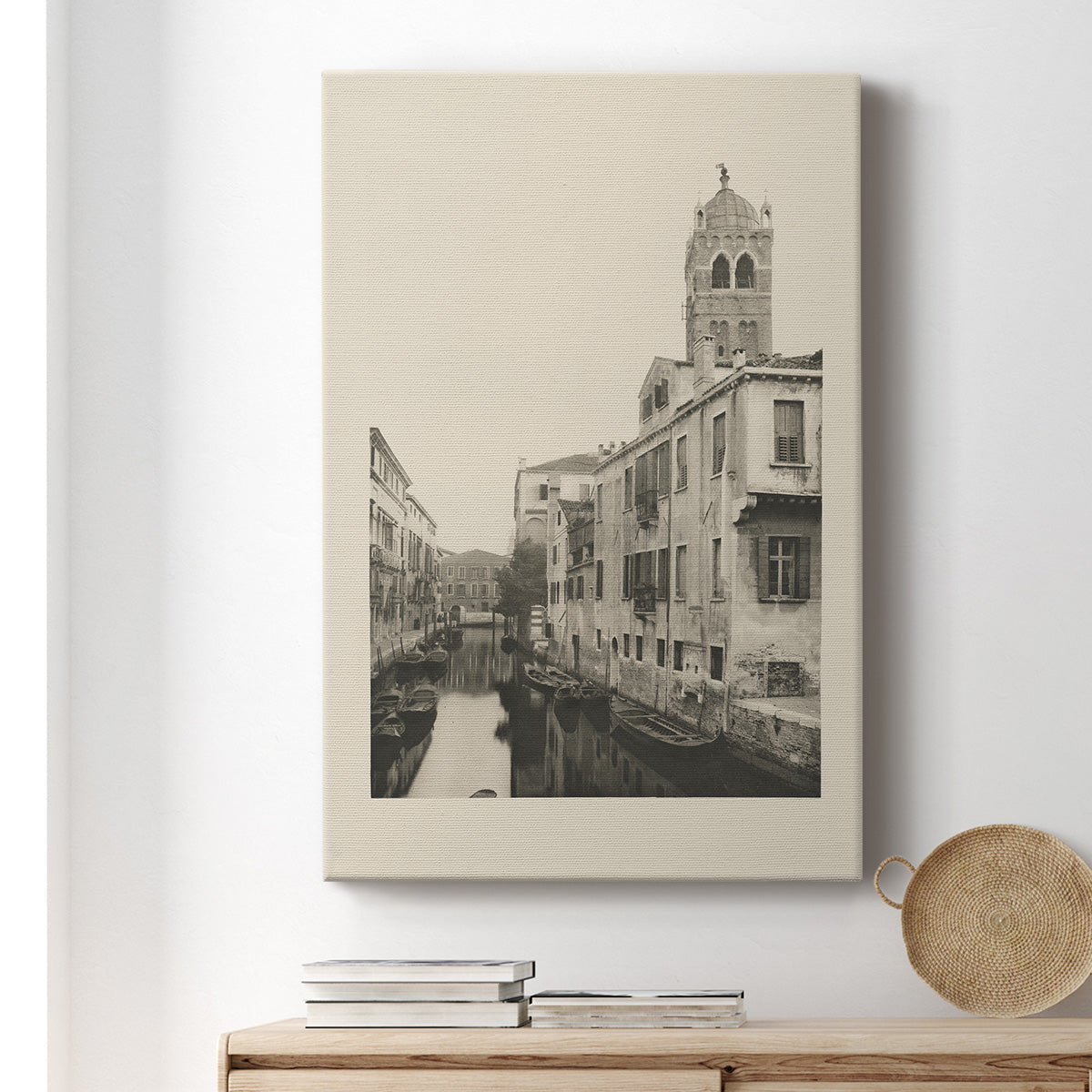 Vintage Views of Venice VII Premium Gallery Wrapped Canvas - Ready to Hang