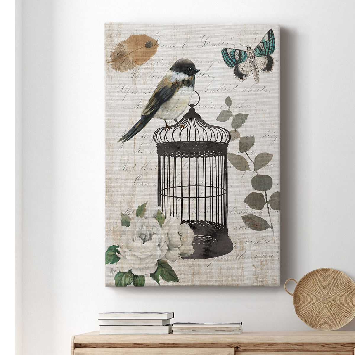 Vintage Menagerie I Premium Gallery Wrapped Canvas - Ready to Hang