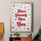 Show Yourself More Love - Modern Framed Canvas Print
