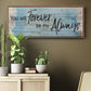 Forever Always - Floater Framed Canvas Print