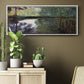 The Pond at Montgeron 2, 1876 - Floater Framed Canvas Print