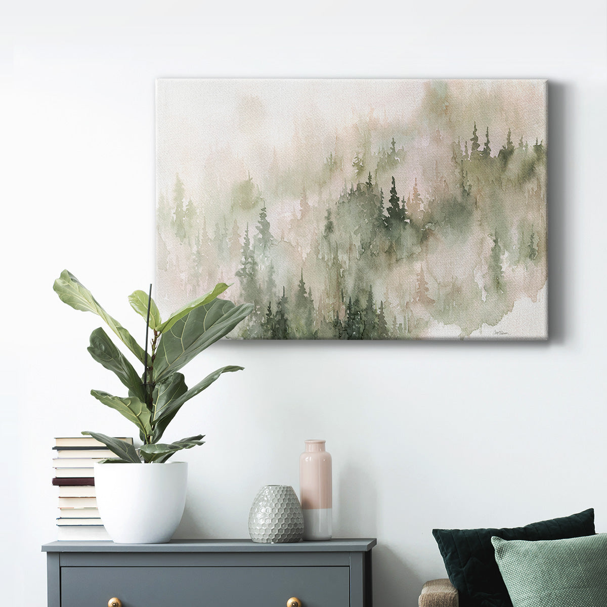 Misty Mountain Sides - Canvas Art Print