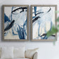 Indigo Swash I - Premium Framed Canvas 2 Piece Set - Ready to Hang