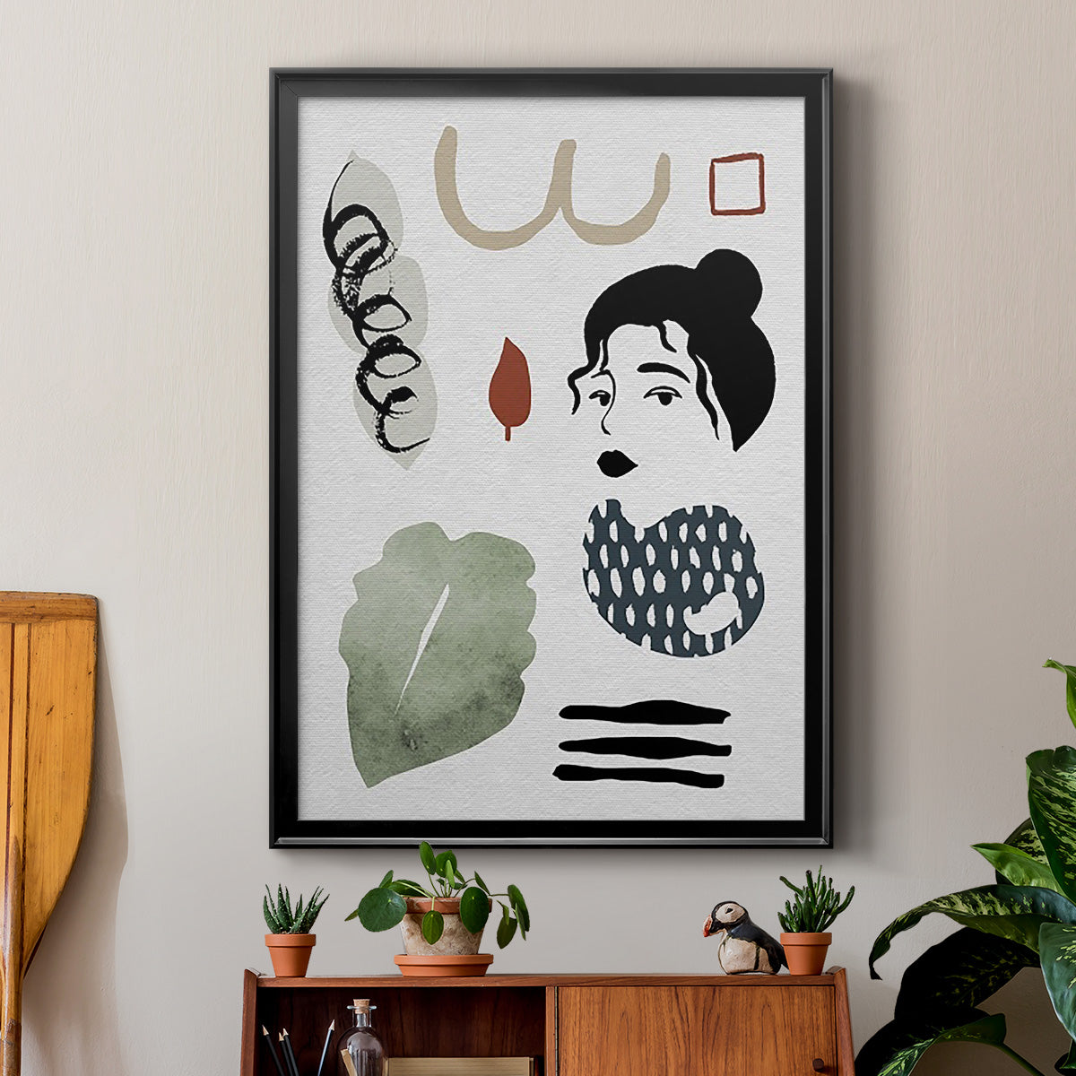 Collected Mindfulness IV - Modern Framed Canvas Print