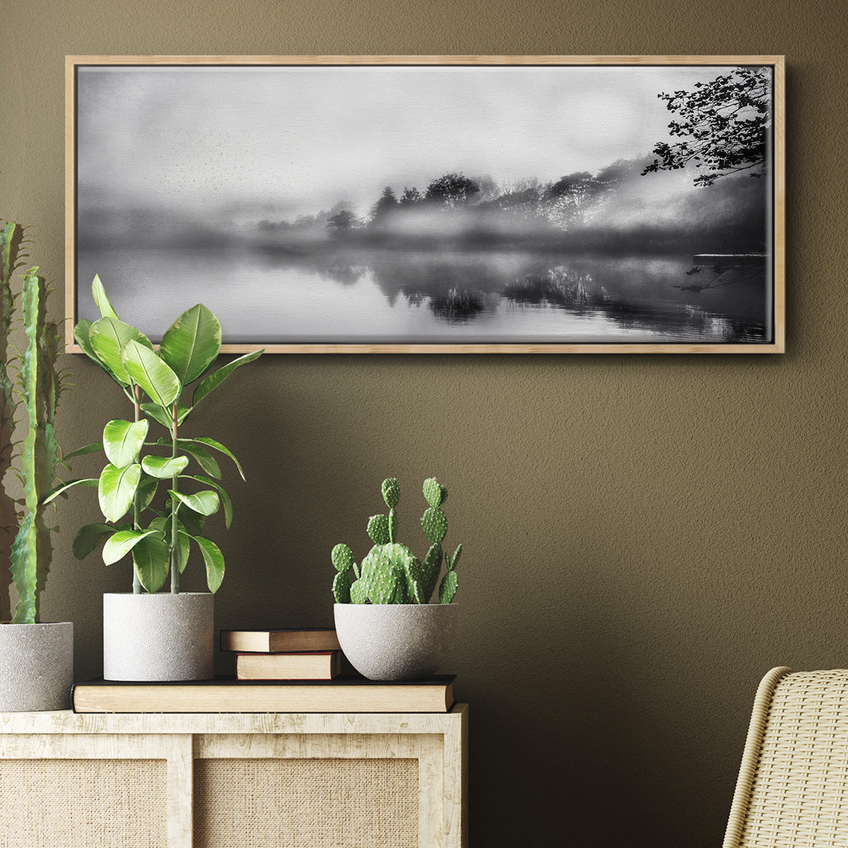 Soft Wonders - Floater Framed Canvas Print