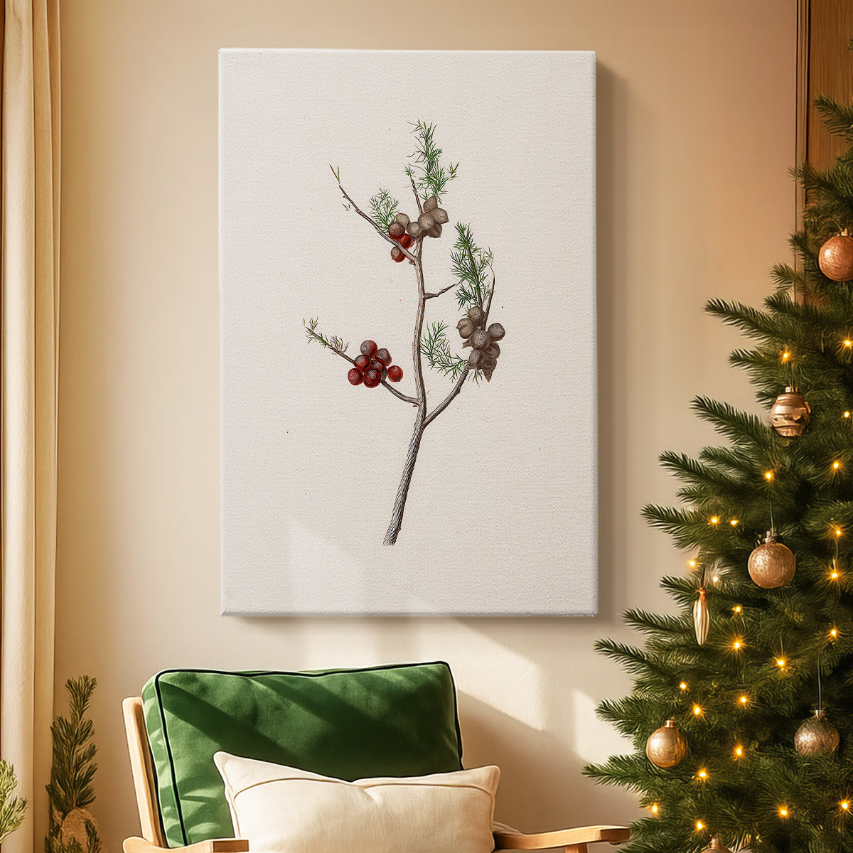 Twilight of Silver Pines - Canvas Art Print