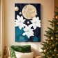 Pale Winter Evergreen at Midnight - Canvas Art Print