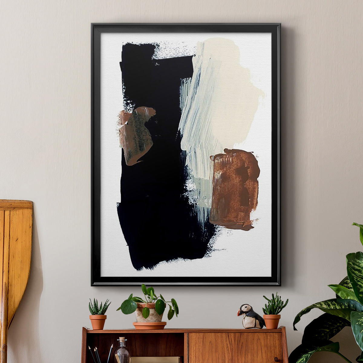 Goldenrod Patch I - Modern Framed Canvas Print