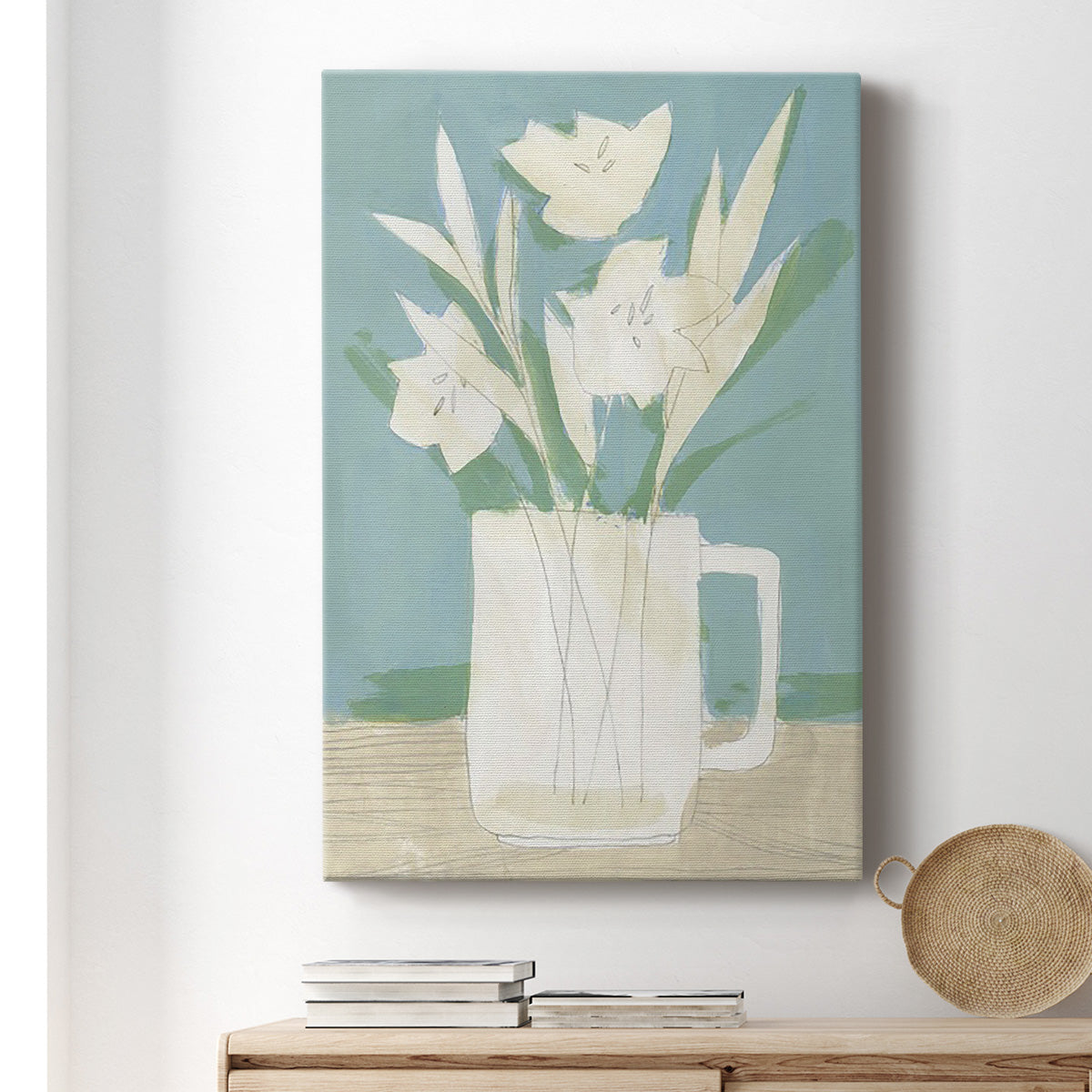 Muted Spring Arrangement III - Canvas Art Print