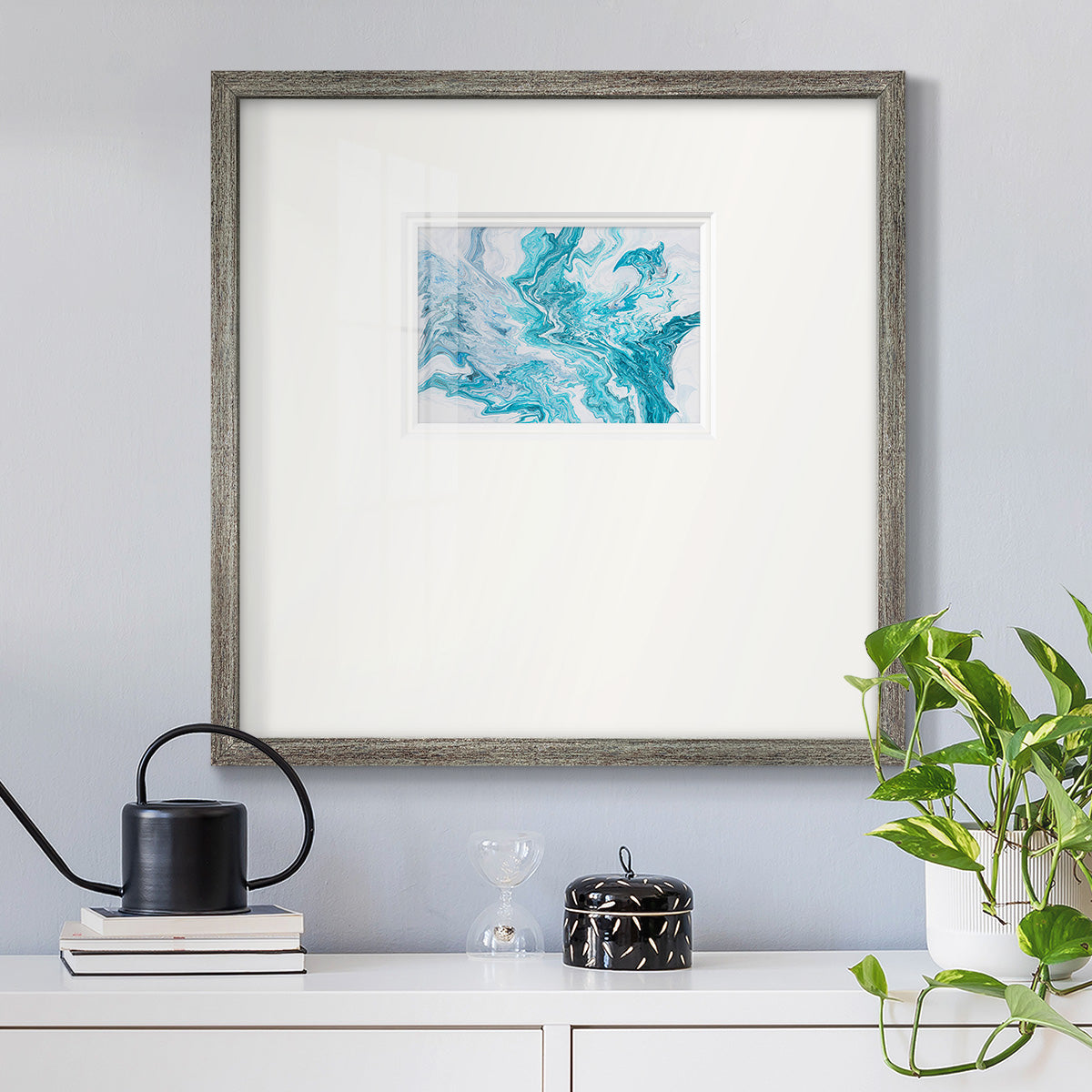 Tide Pool Premium Framed Print Double Matboard