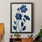 Indigo Bloom II - Modern Framed Canvas Print